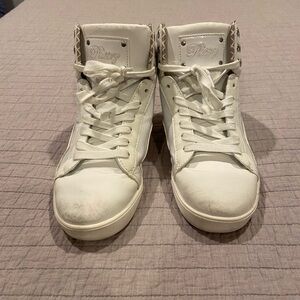 Pastry White High-Top Sneakers | Size 8 | Streetwear Athleisure